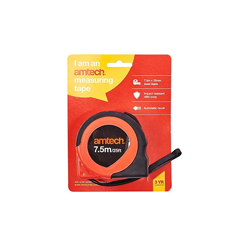 Amtech P1250 7.5m Measuring Tape