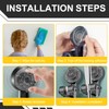Shower Head Holder Suction Cup, Shower Head Holder, Universal Shelf