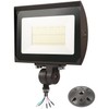 ECCFUTLL 150W Outdoor LED Flood Light with Plate, 5000K Daylight