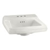 American Standard 0124.024.020 Comrade Wall Sink with Wall Hanger, White,