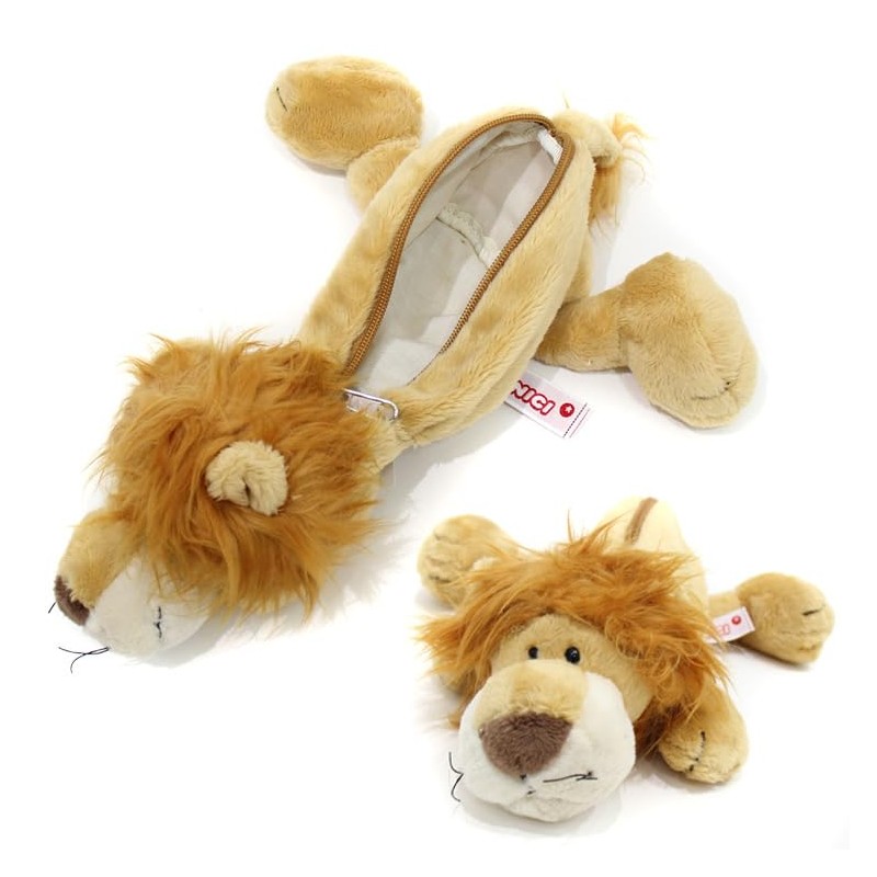 NICI Lion Figure case, Animal Figure Bag, Dog Plush, Ladies