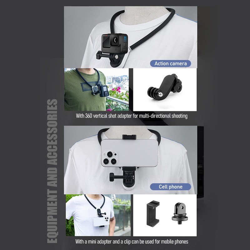 Magnetic POV Neck Holder Mount Necklace Mount Chest Holder with