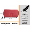 Josephine Osthoff Bremen Compact Genuine Leather Wallet with RFID Protection,