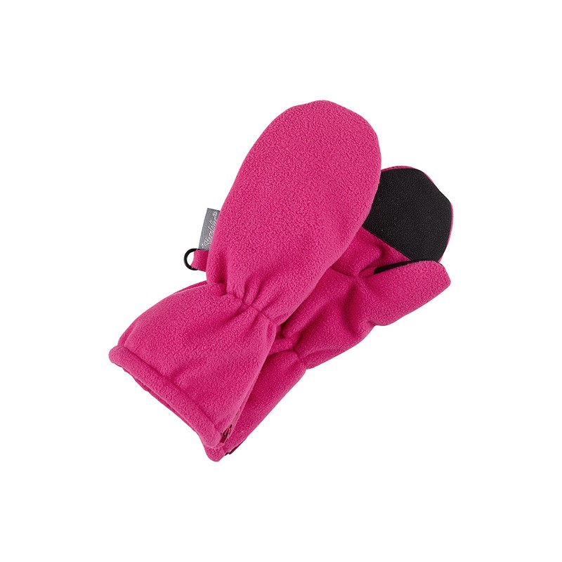 Sterntaler Gauntlet Gloves with Side Zip (Stulpen-handschuh) - magenta Plain,