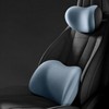 Memory Foam Car Lumbar & Neck Support Pillow Set for