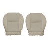 Priprilod Tan Perforated Leather Driver & Passenger Side Bottom Seat