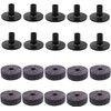A-xctoe Round Soft Grey Cymbal Stand Felt Washer Replacement for