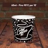 200 Coffee Paper Glasses 65ml BlackCUP Eco Friendly Biodegradable Disposable