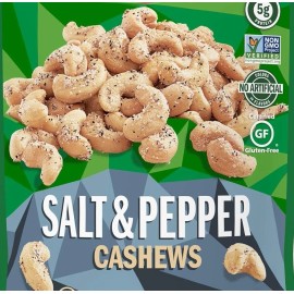WINC Salt & Pepper Cashews 4 Pounds Premium Gift Bulk Snack Nuts FREE SHIP USA
