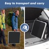 Camp Field Camping Folding Aluminum Table with Adjustable Legs for