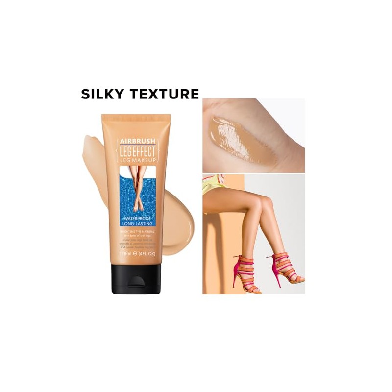 Maquillaje Para Piernas, Resistente Al Agua, Corrector Corporal Sin Transferencia,