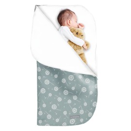 Blanket or footmuff for the baby seat or cot Extra large pack sack 93 x 93 serves as a padded winter blanket with zip.