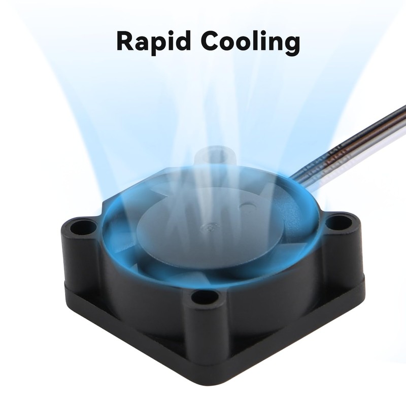 COMTREE 2PCS Extruder Hotend Cooling Fan for Bambu lab P1P/P1S