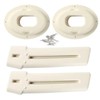 Upgrade Your Above Ground Pool Ladder with CK7200 Deck Mount Conversion Kit - Accessory Only, in Beige