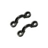 UPEYXDQR 10Pcs Kayak Pad Eye Kit, Nylon Bungee Deck Loops