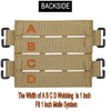 TAXATM Large Molle Patch Panel with Laser Cutting Loop, Molle