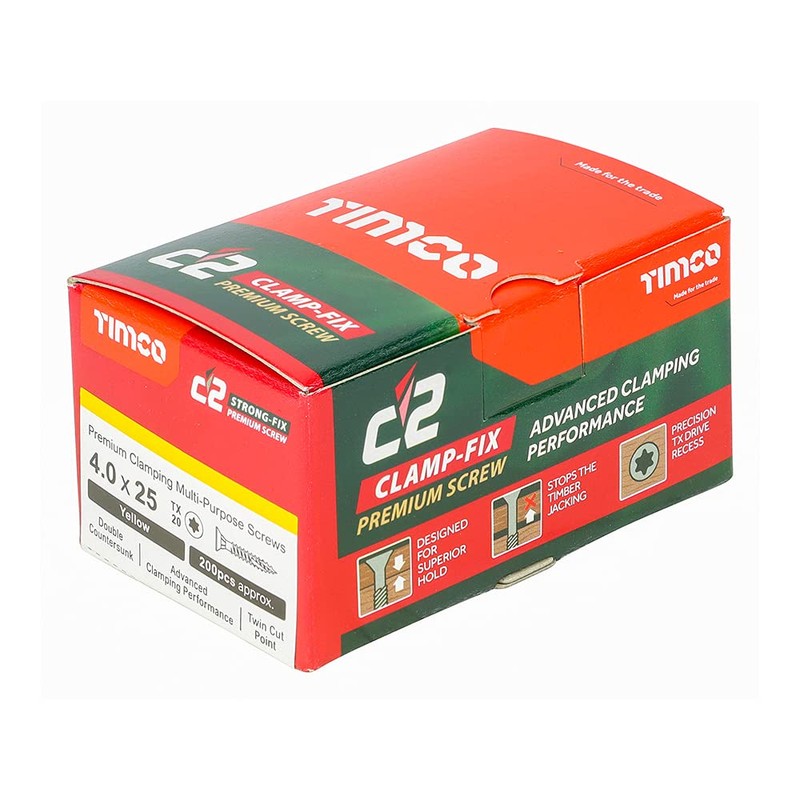 TIMCO C2 Clamp-Fix Multi-Purpose Premium Screws - TX - Double