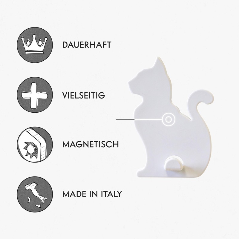 KalaMitica - Set of 2 Magnetic Wall Board Hangers with