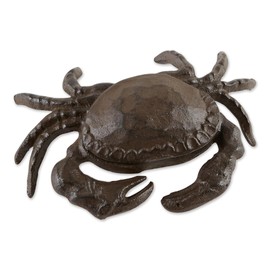 Star 10017556 Home Garden Decoration Outdoor Hide Cast Iron Charming Crab Key Hider