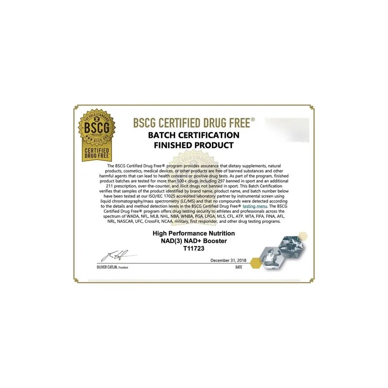 High Performance Nutrition Nad Booster Caps Suplemento