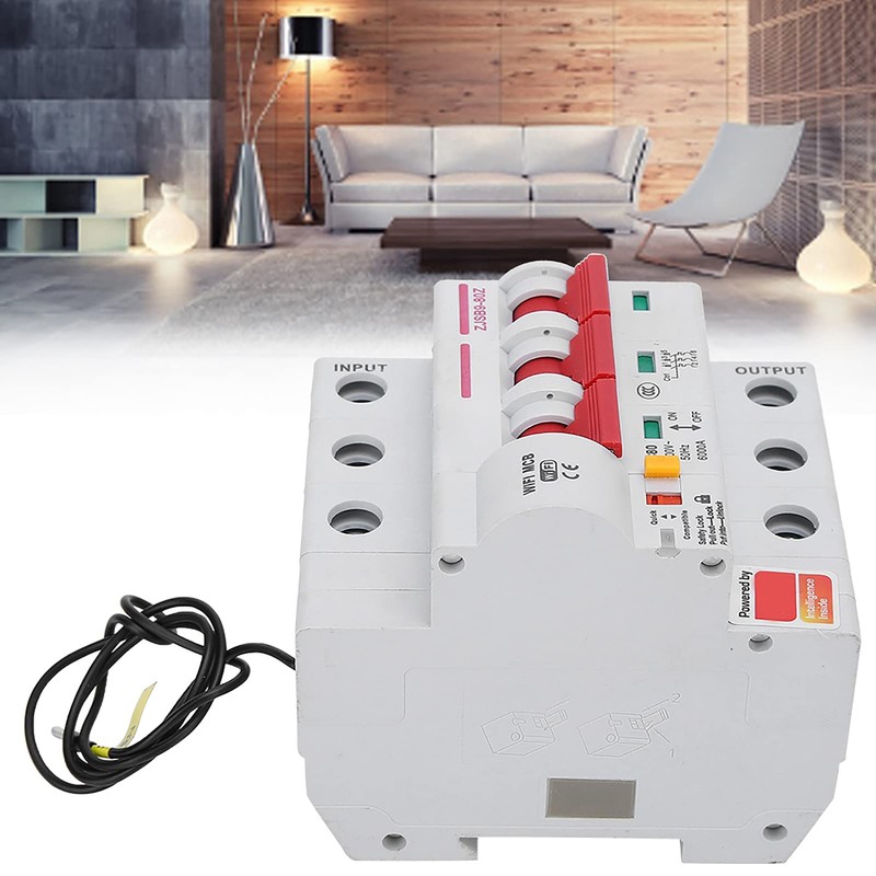 Smart WiFi Circuit Breaker AC220V Miniature Circuit Breaker 63A 3P