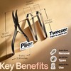 Fish bone tweezers deboner tool for salmon – fish tweezers