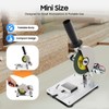 ZHISHUAI- 4 inch Portable Tabletop Saw, Metal Wood Plastic Cutter