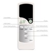 GENGQIANSI Replacement for Febo Flame Electric Fireplace Heater Remote Control