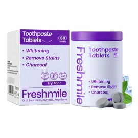 Tabletas Pasta Dentales Freshmile Blanqueamiento Sin Flúor