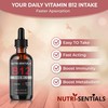 Vitamin B-12 Liquid Drops - 5000 mcg Methylcobalamin High Strength