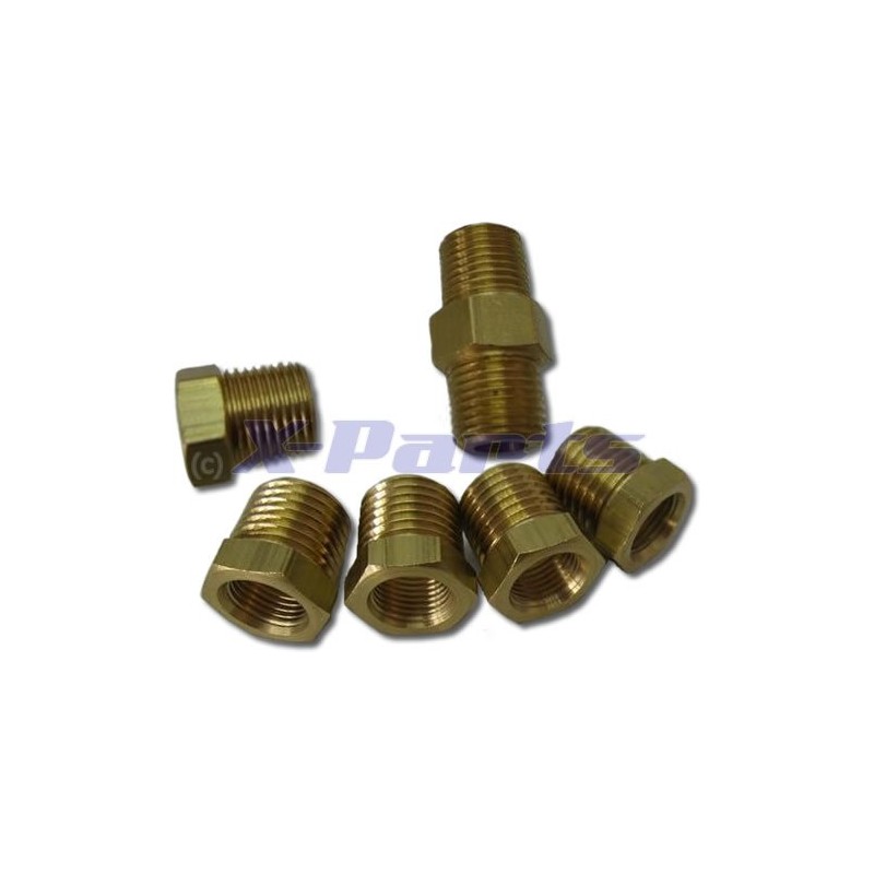 Adapter distributor for oil pressure oil temperature instruments