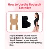 Liebster Heart-Shaped Bodysuit Extender - Custom Fit, Stretchable Snap-On Extension