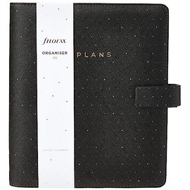 Filofax Moonlight 22-022655 A5 Organiser Black 2023
