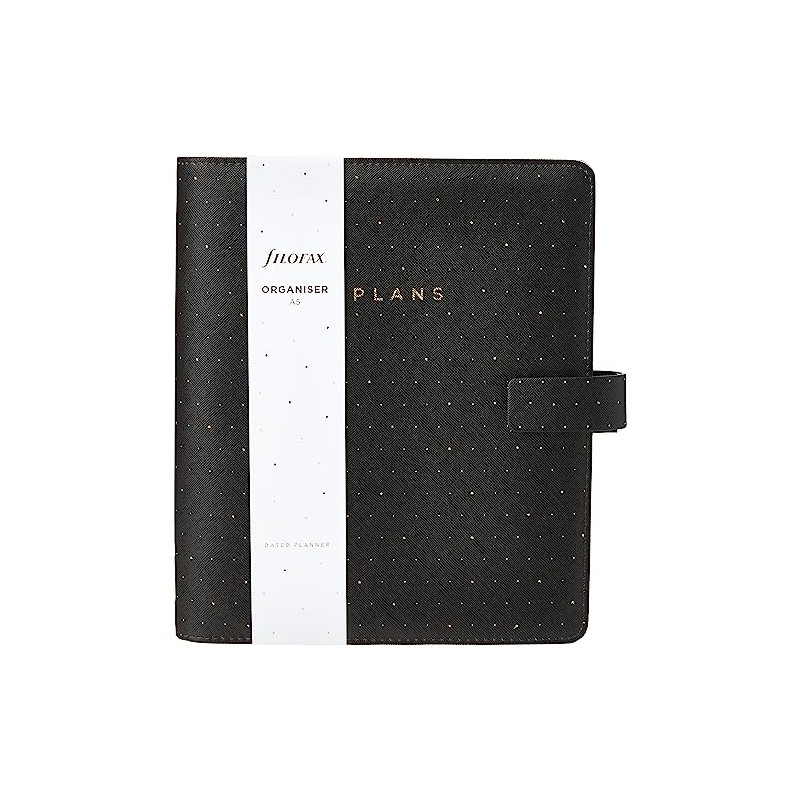 Filofax Moonlight 22-022655 A5 Organiser Black 2023