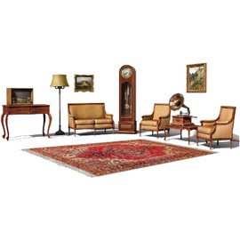 Mini Art 550035646 MiniArt 35646 1:35 Living Room Furniture/Furnishings Faithful Replica Model Building Plastic Kit, Crafts, Hobby, Gluing, Model Kit, Assembly, Unpainted