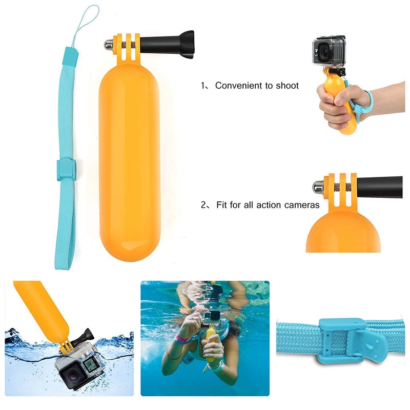 Adaptive Float Floating Grip for GoPro Grip Waterproof for Diving