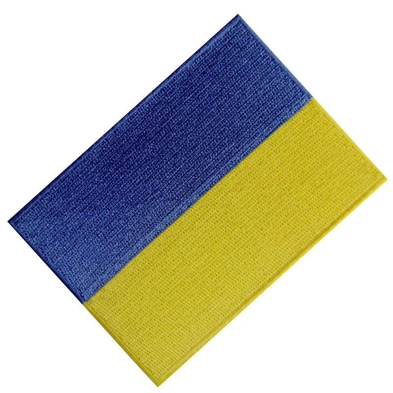 Ukraine Flag Embroidered Patch Ukrainian Iron On Sew On National
