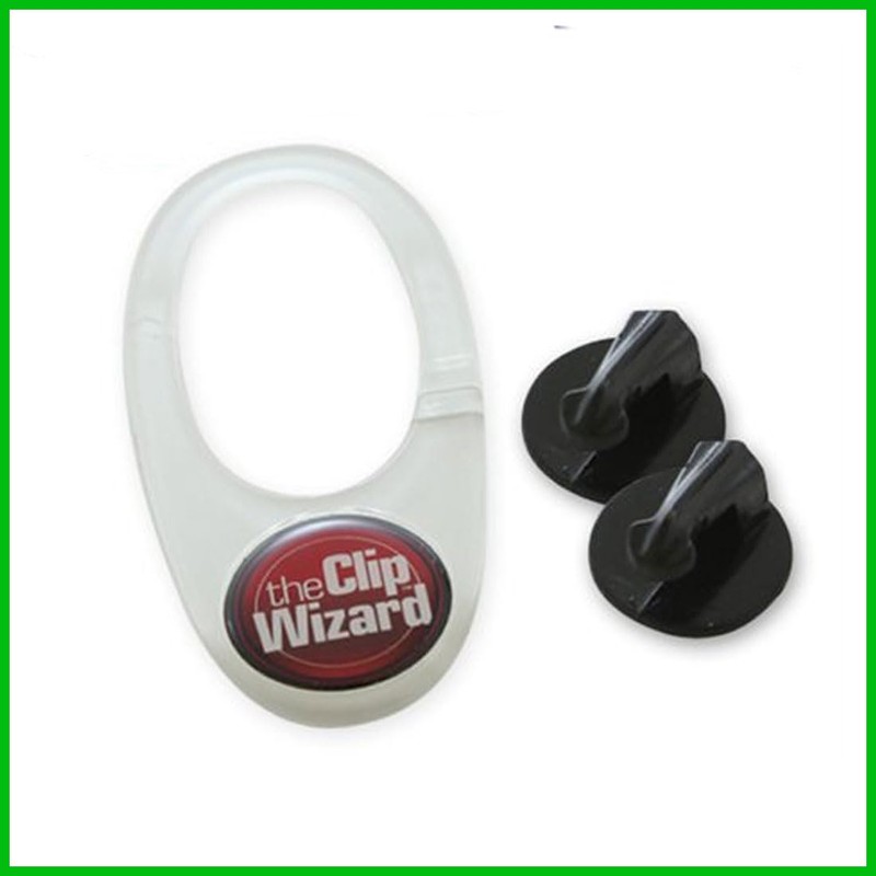 The Clip Wizard- Adhesive Clip Cell Phone Mounts Holders Universal