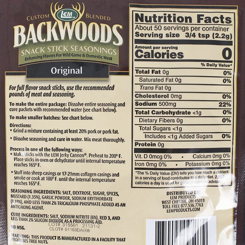 LEM 9507 Backwoods Seasoning