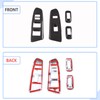 Aunginsy Car Door Window Glass Lift Button Panel Trim Cover