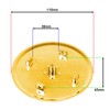 SPARES2GO 110mm Luxury Plug Cover for Shower Trap with 90mm