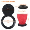 BALAVA 8 Inch Deck Plate Kit Deck Hatch with Storage