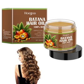 Raw Batana Oil Organic, Natural Batana Oil for Hair Growth - 100% Pure Unrefined and Organic for Women & Men, Prevent Hair Loss, Promote Hair Thickness (120ml)