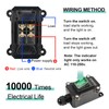 QTEATAK Inline Cord Switch DPST 4Pins AC/DC 20A-125V,16A-250V,30A-24V,35A-12V, IP66 Waterproof