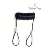 TetherTies Coils 5 Pack - Extendable, Expandable, Retractable Cable Tethers,