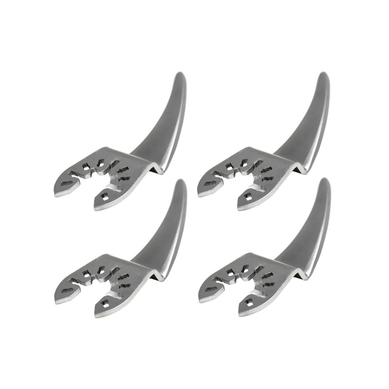 FUBAOLAI 4PCS Multi Tool Cold Knife Blades Bent Curved Windshield