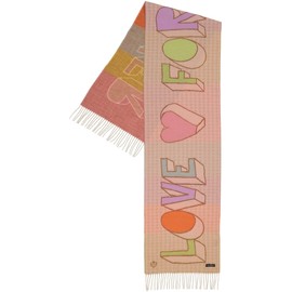 FRAAS Cashmink Scarf Love Forever - 56 x 200 cm - Made in Germany - Warm Scarf for Women, Blossom