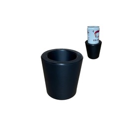 Kimalab Slim Can Universal Cup Holder Adapter Slim Cup Holder Expander Car Cup Holder Upgrade Fits Red Bull Celsius Energy Drink Michelob White Claw Truly Black (Single Holder)