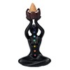 Pacific Giftware Chakra Figurine Backflow Incense Burner | Backflow Waterfall