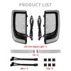 HDBUBALUS Engine Guard Lowers Grills Leg Fairing LED Turn Signal